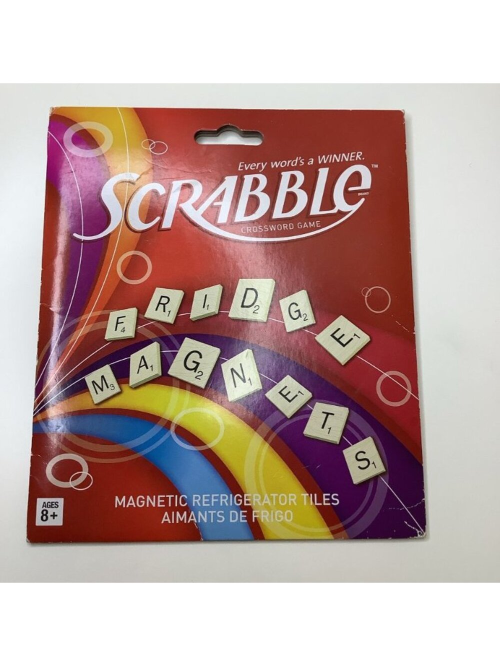 2013 Hasbro Official Scrabble Crossword Game Magnetic Refrigerator Tiles, New